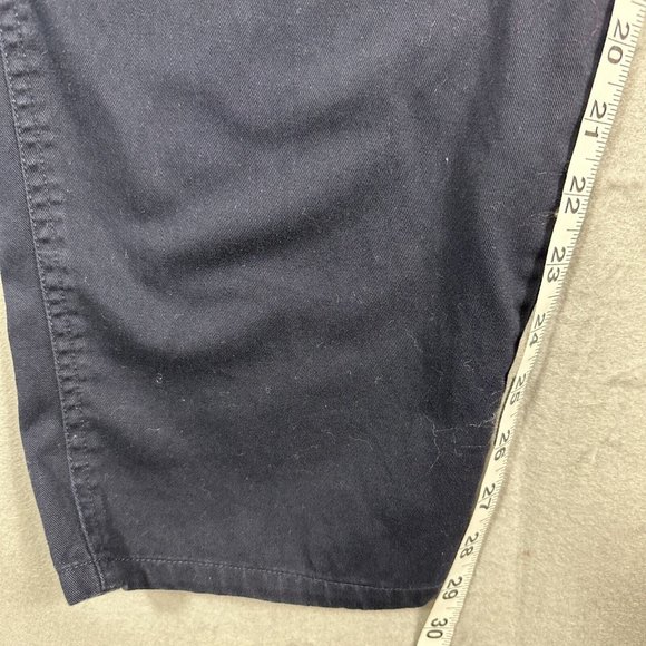 CJ Banks Dress Pants Womens Plus 16W Blue Carpenter 100% Cotton - Picture 6 of 9